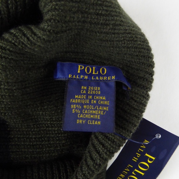 Polo Ralph Lauren Rugby Striped Wool Watch Cap Hat - Picture 7 of 8